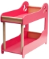 Preview: MOOVER Toys - LINE Puppenhochbett / Line Bunk Bed Pink Pantone 191 C