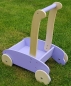 Preview: MOOVER Toys - LINE Lauflernwagen Holz ( lila) / baby walker light purple