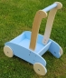 Preview: MOOVER Toys - LINE Lauflernwagen Holz (hellblau) / baby walker light blue