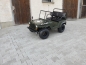 Preview: Mini Willys Jeep Kinderauto HILLBIL XTR US.ARMY mit Benzinmotor 150 ccm Offroad mit Federung und Scheibe grün - ca. 10 PS - bis 60 km/h