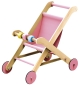 Preview: MOOVER Toys - LINE Holz Puppenbuggy (pink) / Dolls Stroller Pink