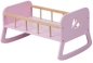 Preview: MOOVER Toys - LINE Puppenbett Puppenwiege (hellrosa) / Line dolls cradle light pink