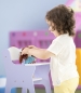 Preview: MOOVER Toys - LINE Puppen Hochstuhl (fliede-lila) / dolls high chair light purple