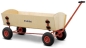 Preview: Bollerwagen - Handcart XXL 120 cm luftbereift mit Hinterachsenlenkung