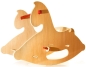 Preview: MOOVER Toys - Schaukelpferd aus Holz (natur) / rocking horse