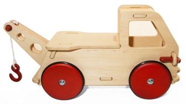 MOOVER Toys - Baby Lastwagen (natur) mit Abschlepphaken / baby truck natural