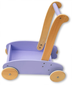 MOOVER Toys - LINE Lauflernwagen Holz ( lila) / baby walker light purple
