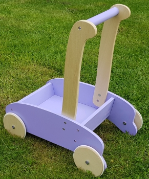 MOOVER Toys - LINE Lauflernwagen Holz ( lila) / baby walker light purple