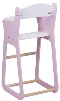 MOOVER Toys - LINE Puppen Hochstuhl (hellrosa) / dolls high chair light pink