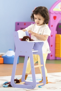 MOOVER Toys - LINE Puppen Hochstuhl (fliede-lila) / dolls high chair light purple