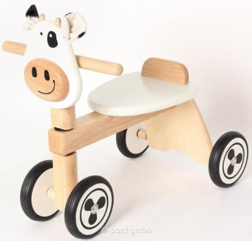 Rutscher Kuh | I`m Toy Babyrutscher Kuh-Design schwarz/weiß