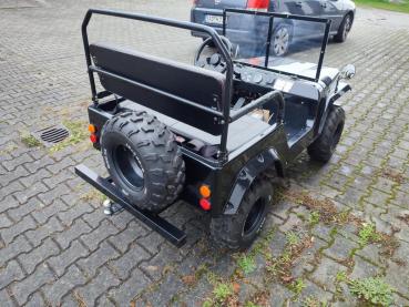 gebrauchter HILLBIL XTR-8 Elektro Kinderauto 1200 W bis 40 km/h mit Anhängerkupplung - Elektrojeep für Kinder