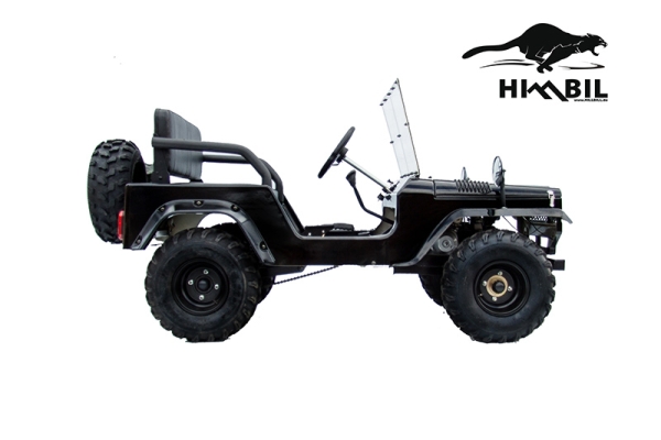 HILLBIL XTR-8 Mini Offroad Kinderfahrzeug Benzin 150 ccm bis 60 km/h (schwarz)