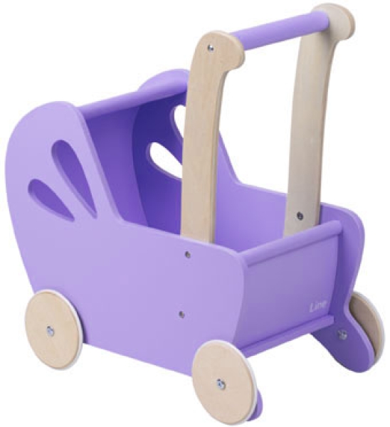 MOOVER Toys - LINE "Mein Erster Puppenwagen" (flieder/lila) / Line dolls pram light purple