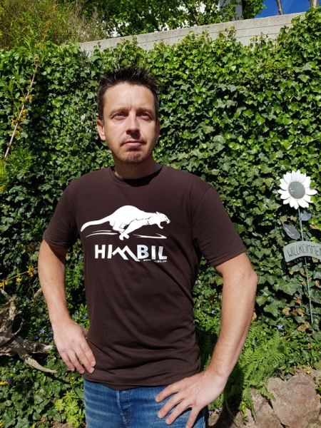 HILLBIL RACING & OUTDOOR WEAR - HILLBIL Marken T-shirt in braun