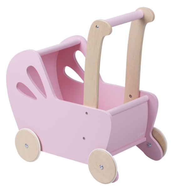 MOOVER Toys - LINE "Mein Erster Puppenwagen" (hellrosa) / Line dolls pram light pink