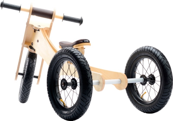 Trybike in braun  - 4 in 1 Balace Kinder Laufrad