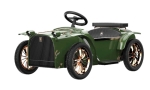 D.Throne S olive grün - Elektrischer Kinderwagen und edles Luxus Kinder Elektroauto 2in1