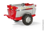 rollyFarm Trailer, rot/silber