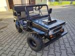 HILLBIL XTR-9 c Mini Car Offroad 150 ccm, schwarz mit Federung, Frontscheibe, Handbremse, Alu-Felgen